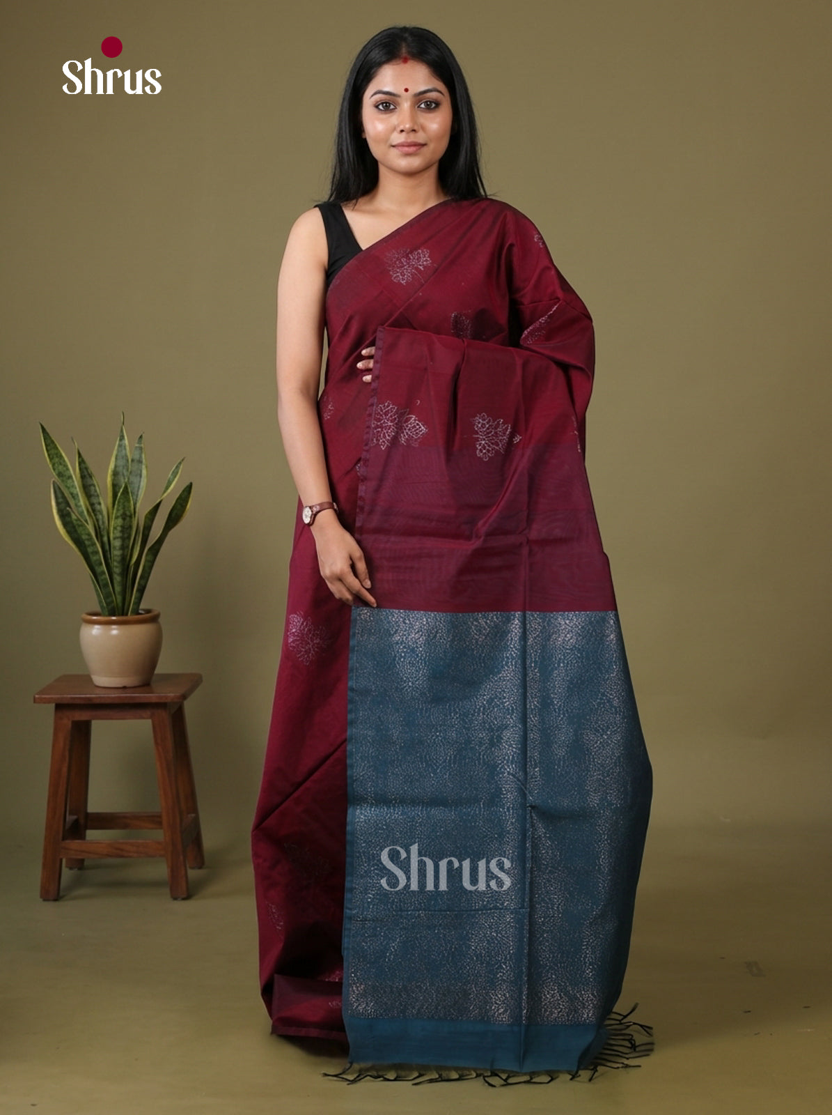 Semi Silkcotton Saree - EFS04537