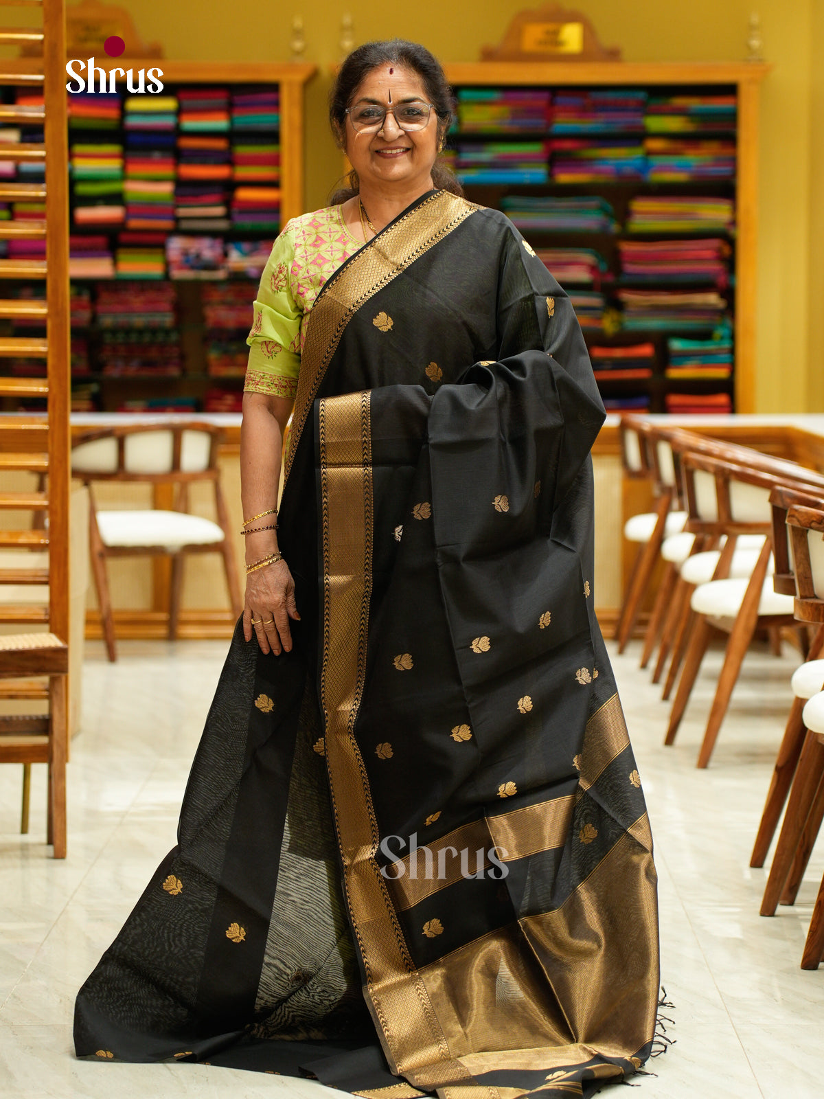 Maheshwari silkcotton Saree - EFS05003 - Shop on Shrus.com