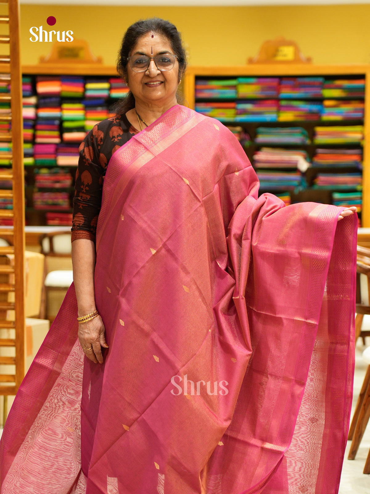 Maheshwari silkcotton Saree - EFS05047 - Shop on Shrus.com