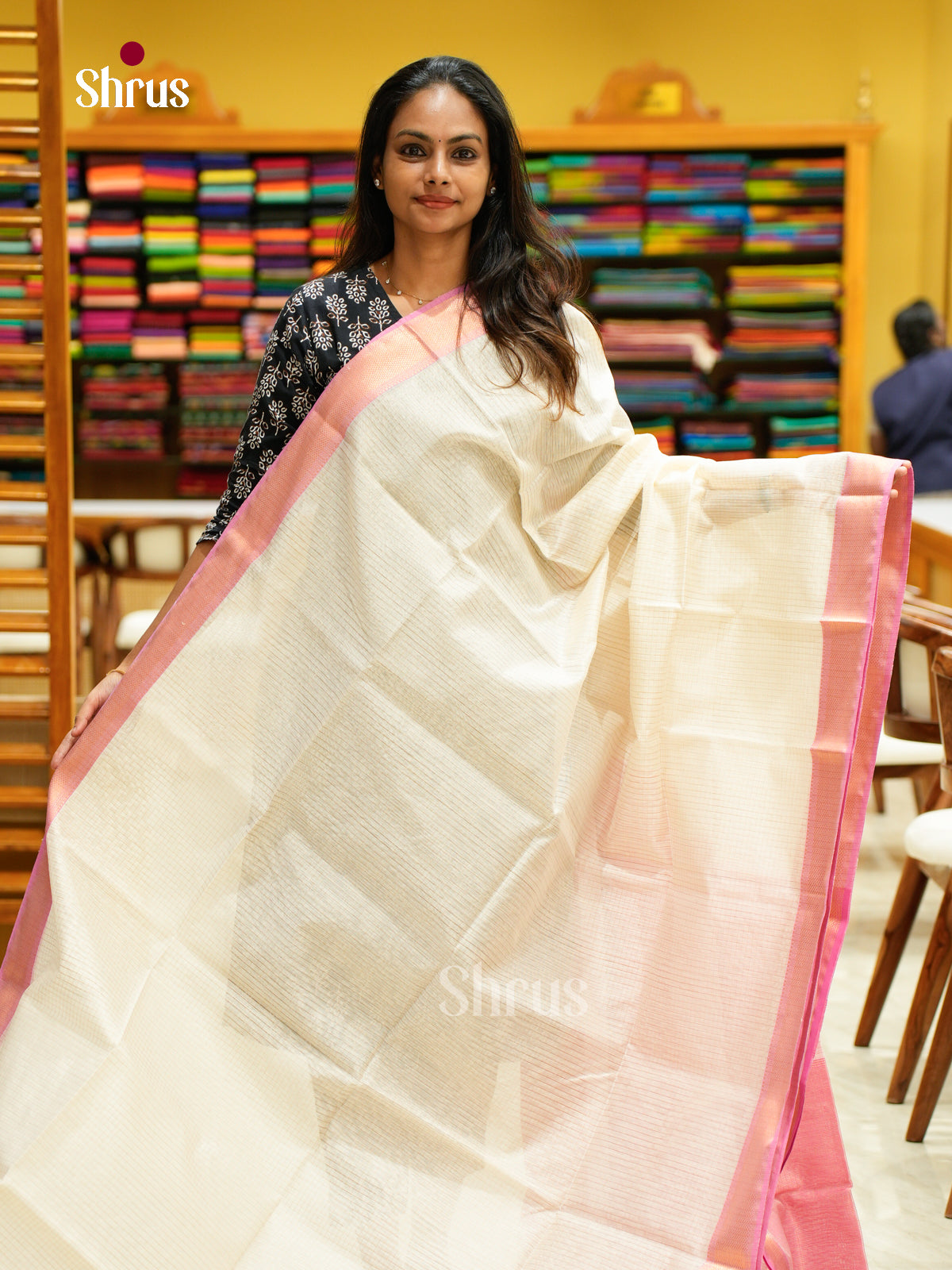 Maheshwari silkcotton Saree - EFS05066 - Shop on Shrus.com