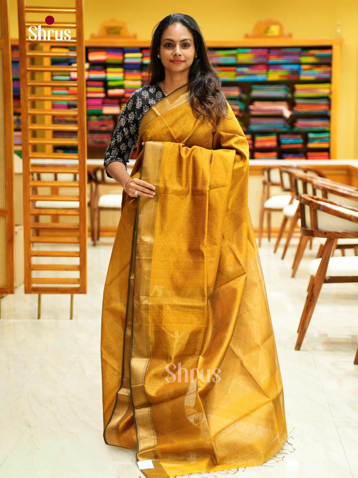 Maheshwari silkcotton Saree - EFS05077 - Shop on Shrus.com