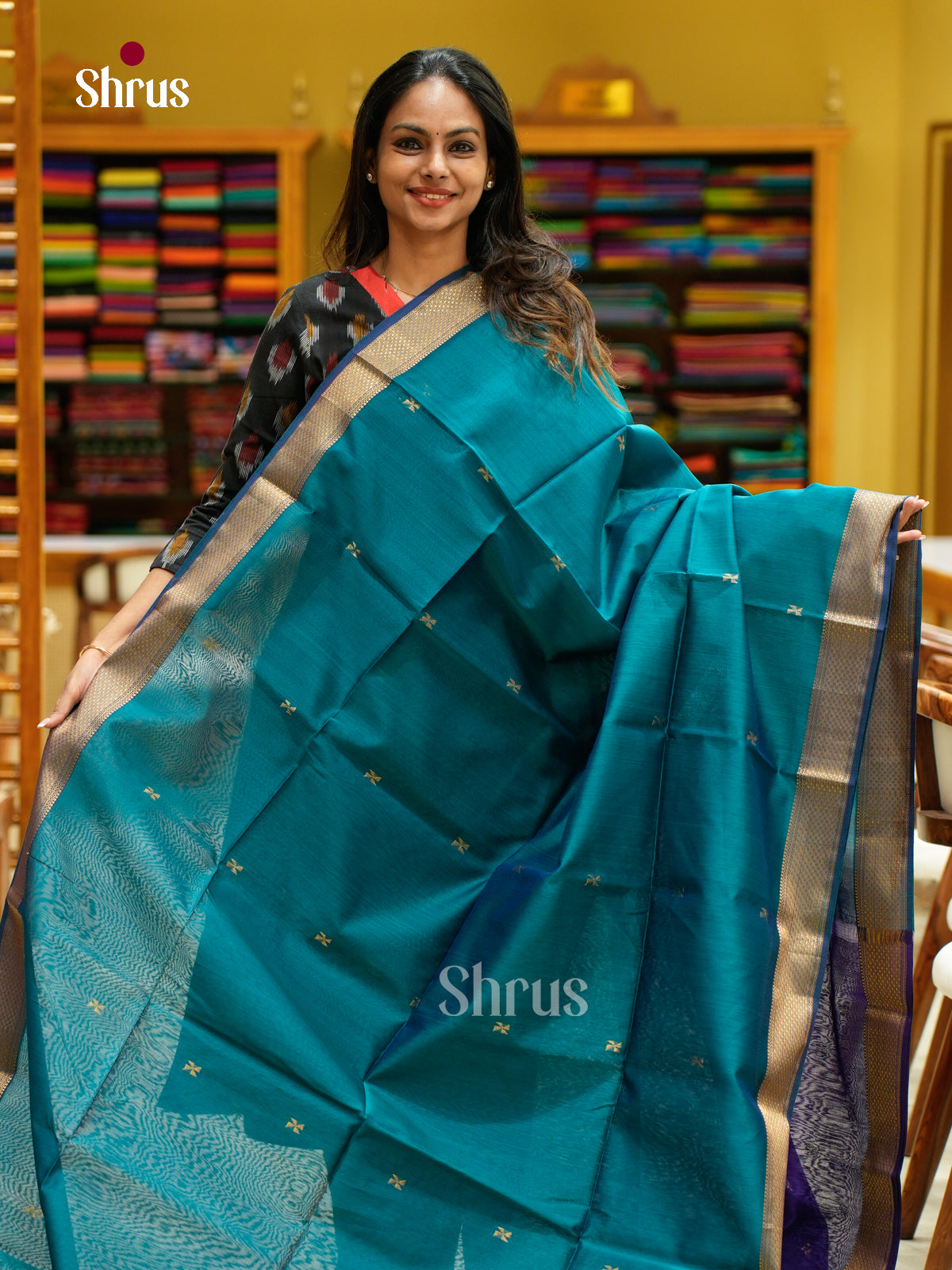 Maheshwari silkcotton Saree - EFS05107 - Shop on Shrus.com