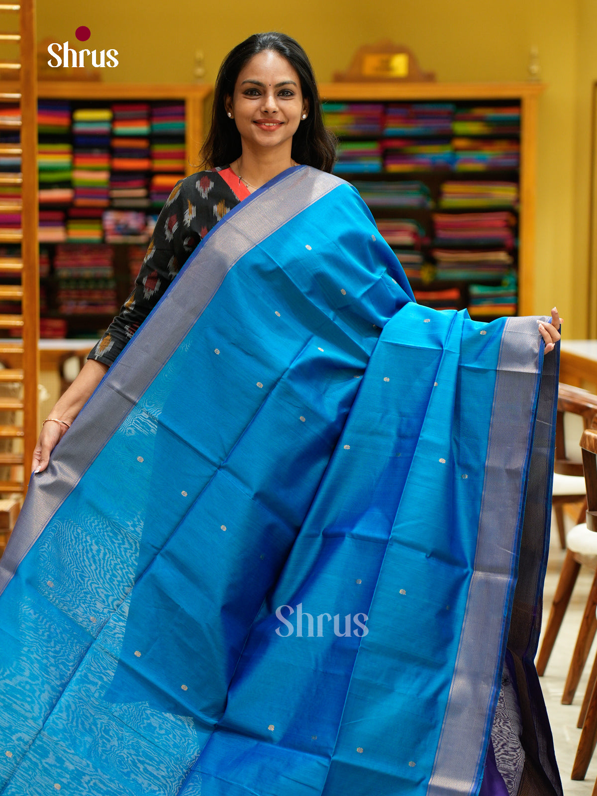 Maheshwari silkcotton Saree - EFS05117 - Shop on Shrus.com