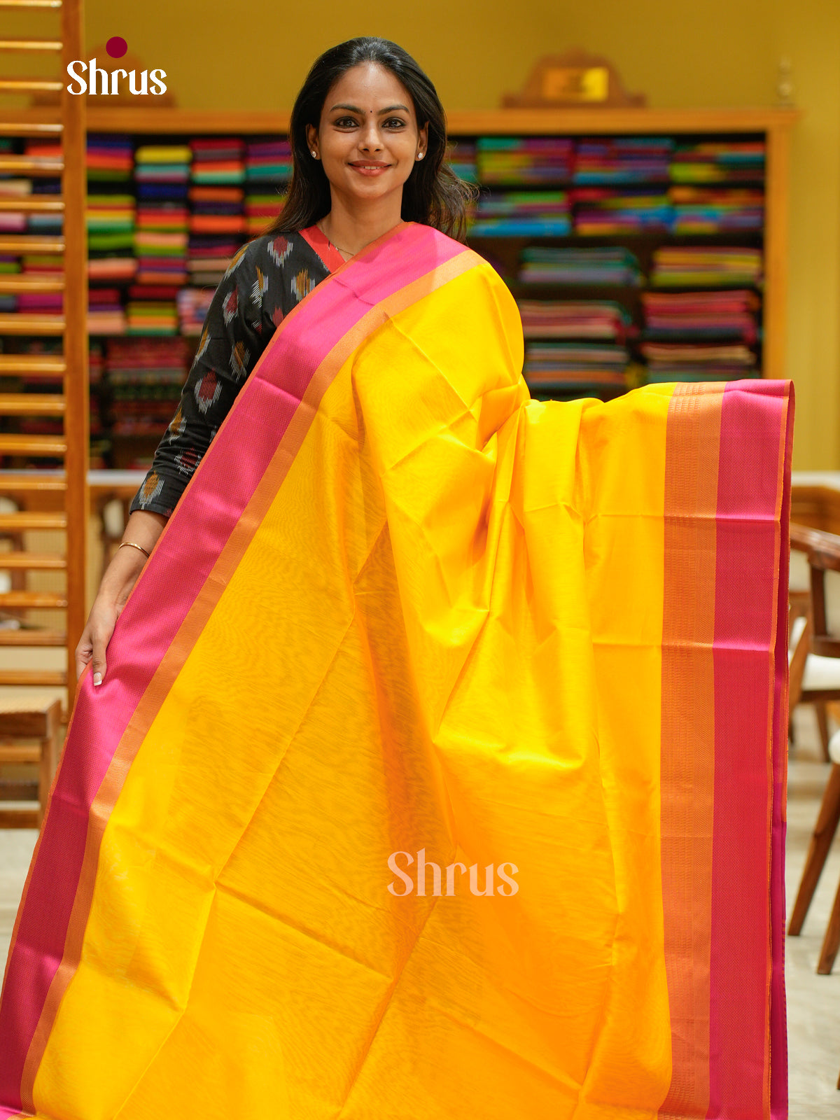 Maheshwari silkcotton Saree - EFS05132 - Shop on Shrus.com