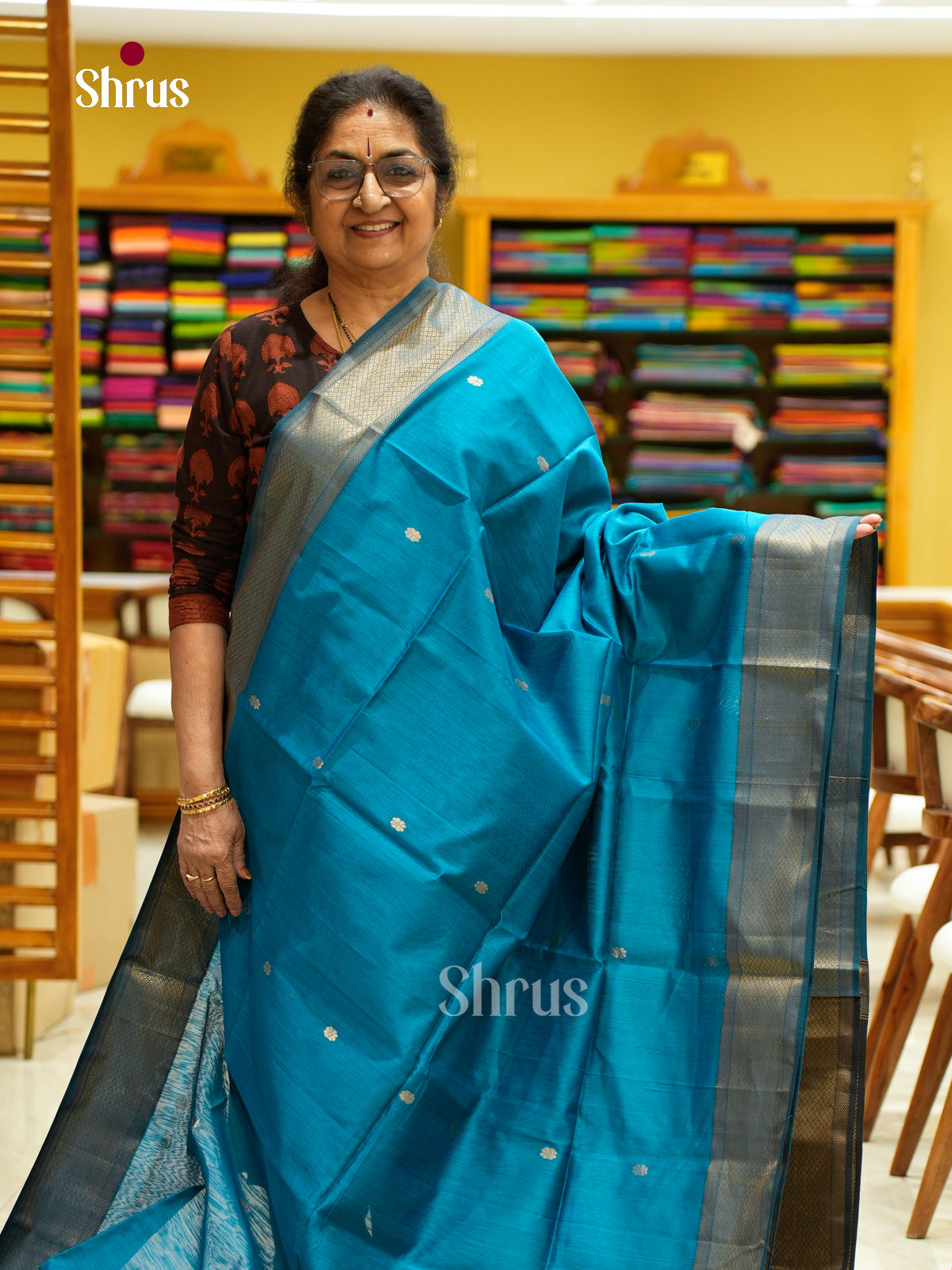 Maheshwari silkcotton Saree - EFS05139 - Shop on Shrus.com