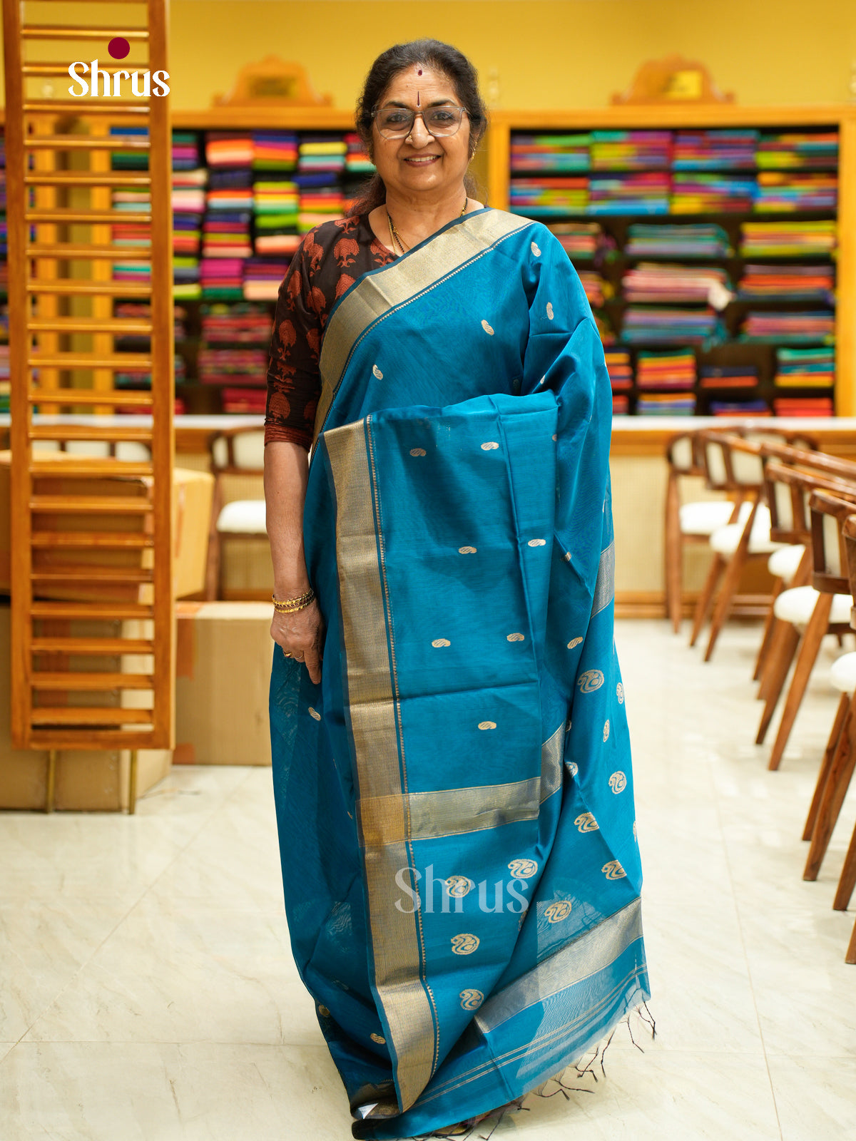 Maheshwari silkcotton Saree - EFS05164