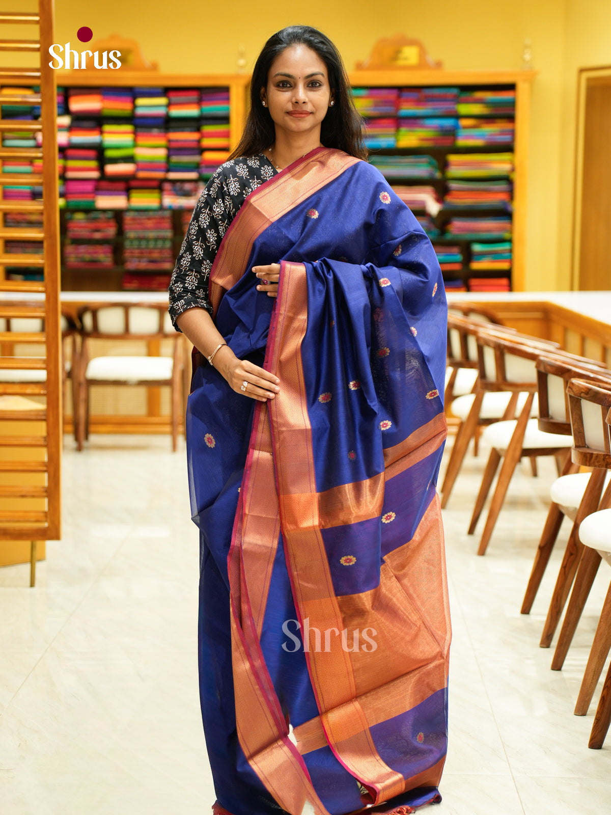 Maheshwari silkcotton Saree - EFS05254