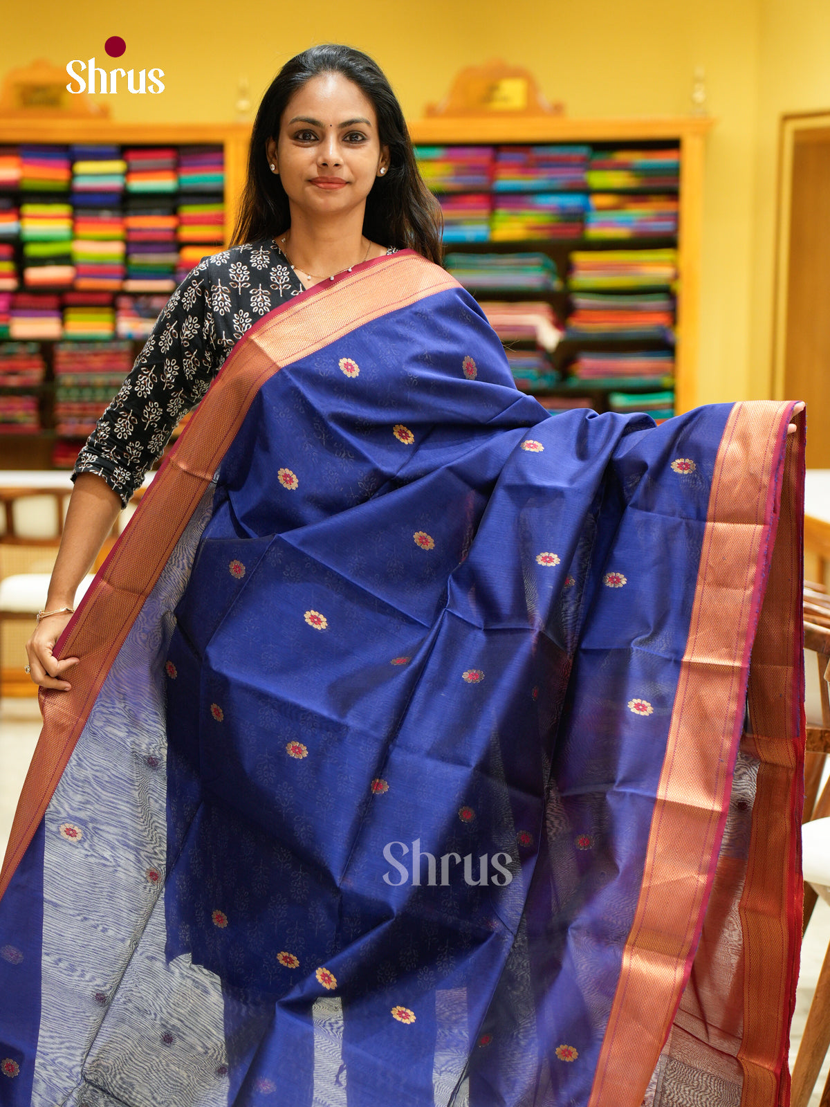 Maheshwari silkcotton Saree - EFS05254