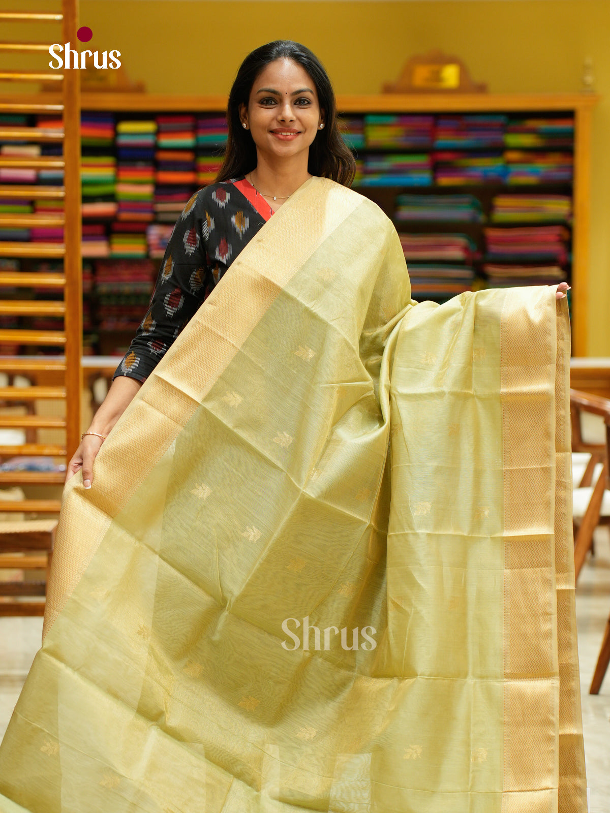 Maheshwari silkcotton Saree - EFS05257 - Shop on Shrus.com