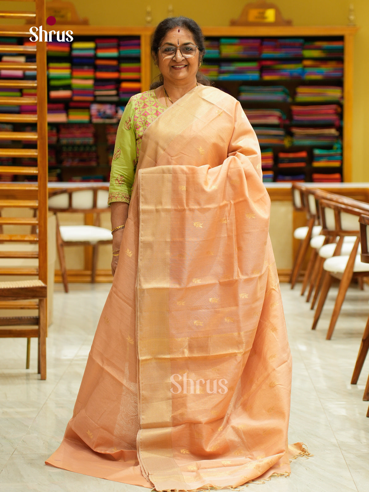 Maheshwari silkcotton Saree - EFS05262 - Shop on Shrus.com