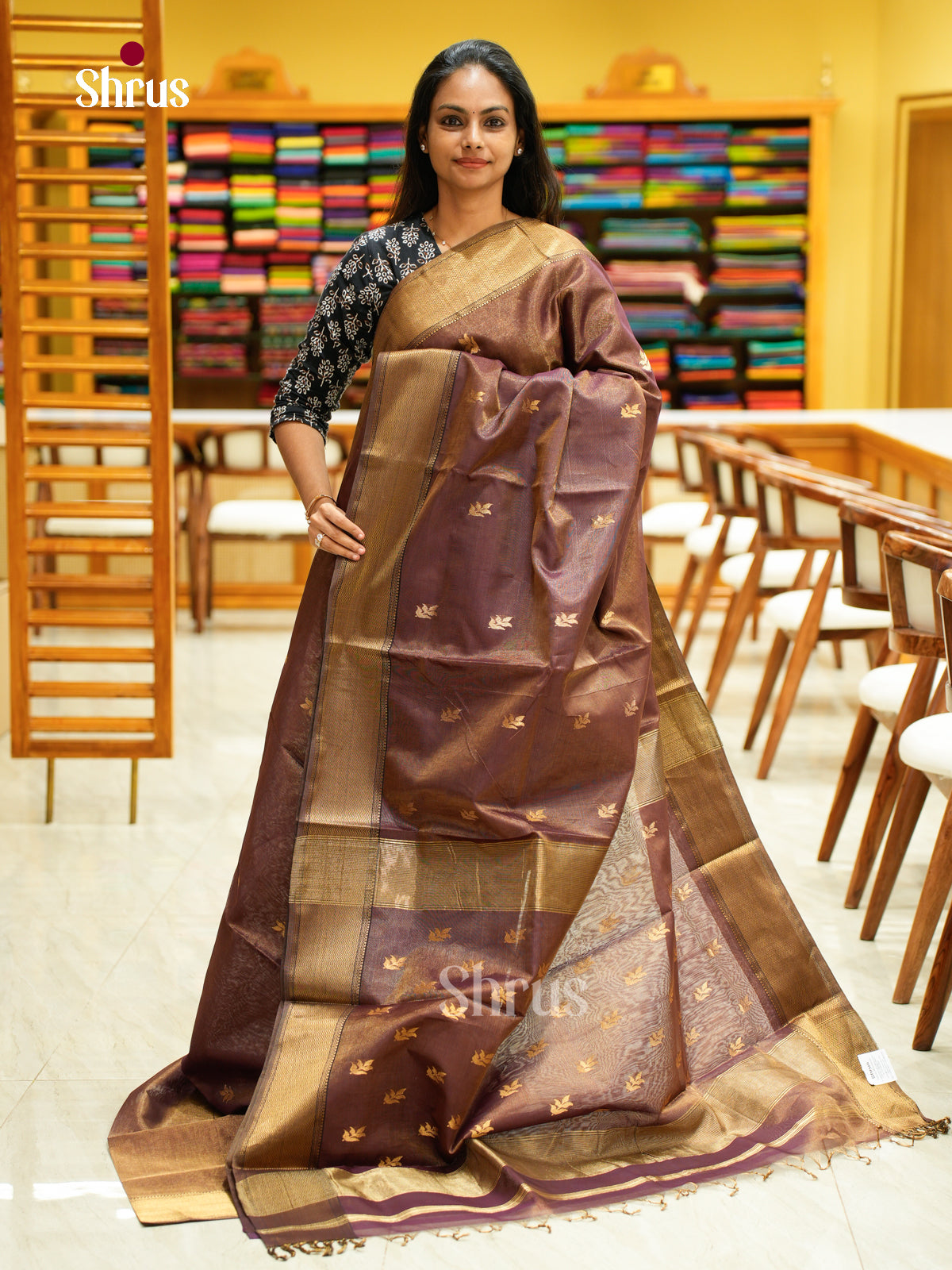 Maheshwari silkcotton Saree - EFS05269 - Shop on Shrus.com