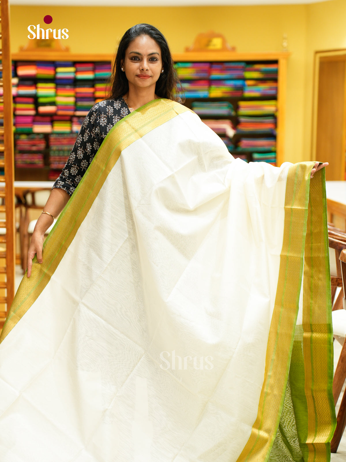 Maheshwari silkcotton Saree - EFS05284 - Shop on Shrus.com