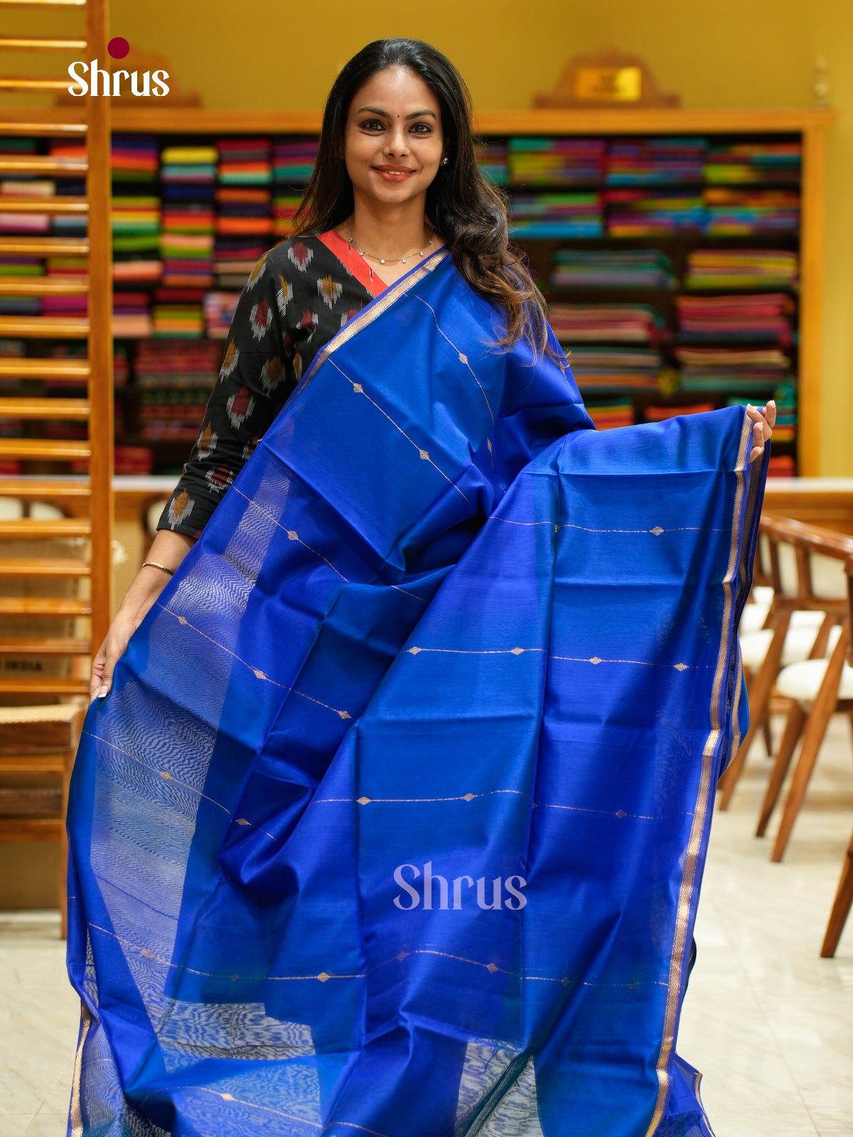 Maheshwari silkcotton Saree - EFS05294 - Shop on Shrus.com
