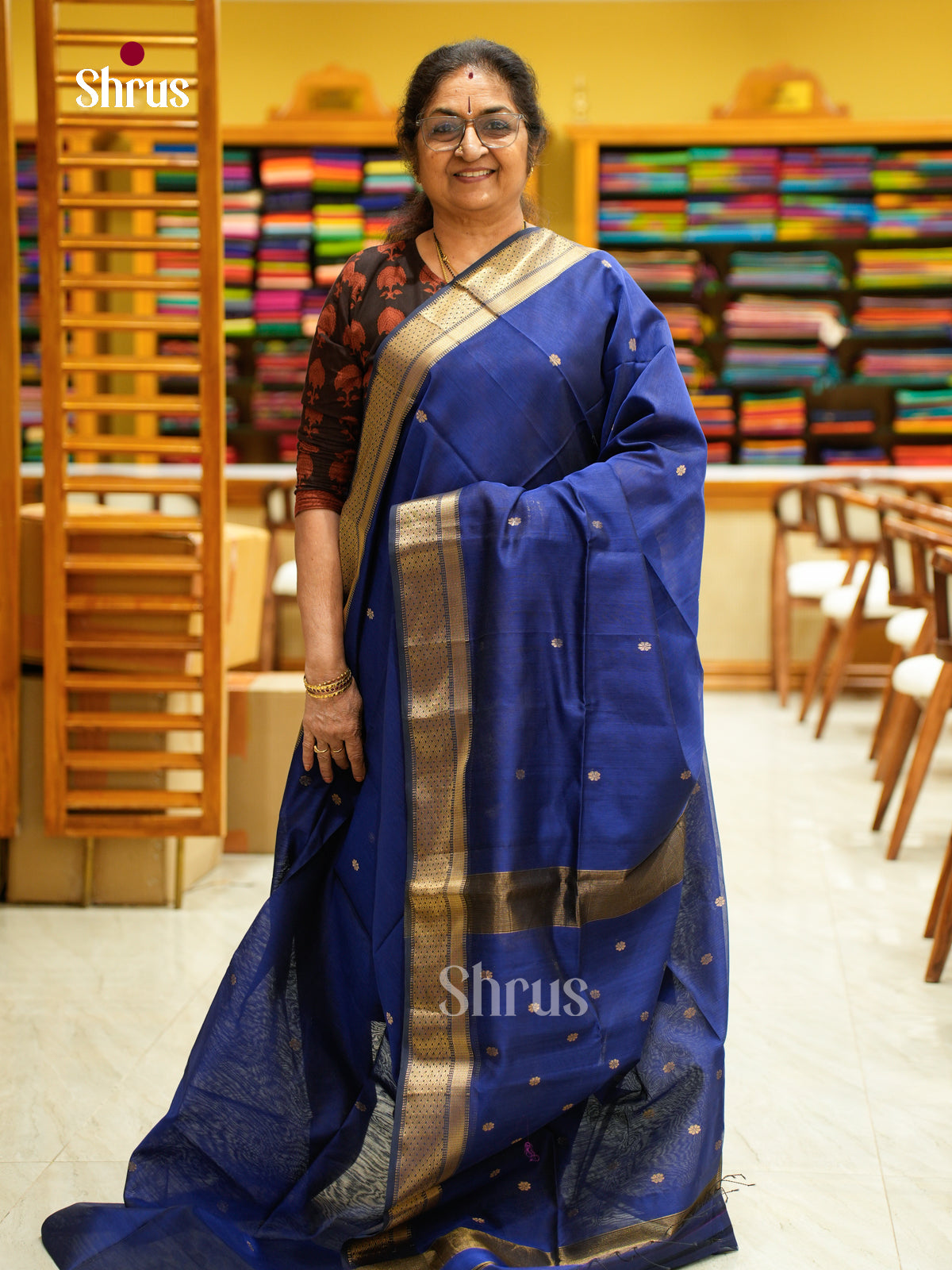 Maheshwari silkcotton Saree - EFS05306