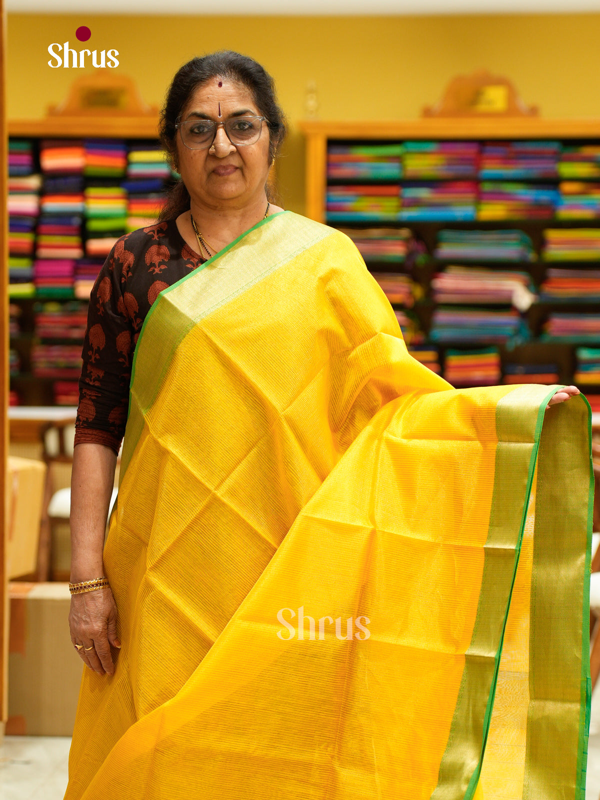 Maheshwari silkcotton Saree - EFS05357 - Shop on Shrus.com