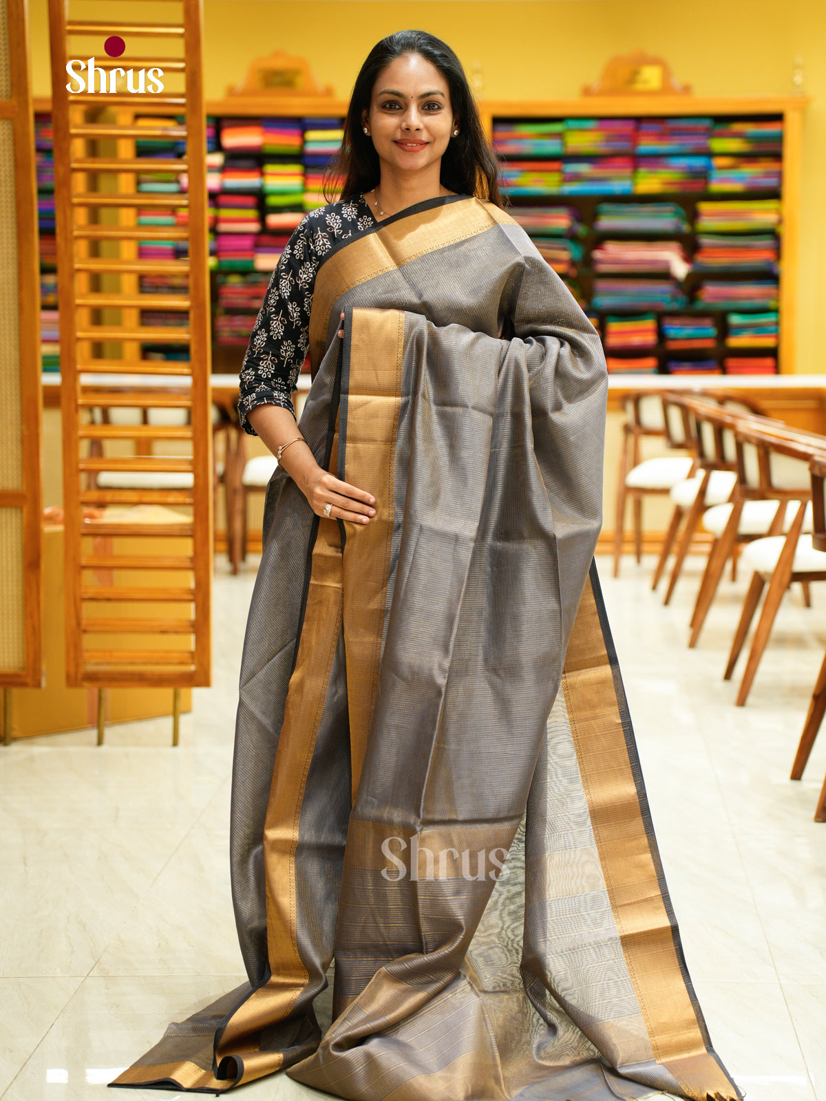 Maheshwari silkcotton Saree - EFS05369 - Shop on Shrus.com