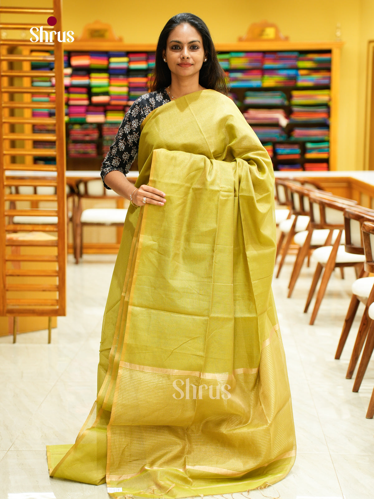 Maheshwari silkcotton Saree - EFS05379 - Shop on Shrus.com