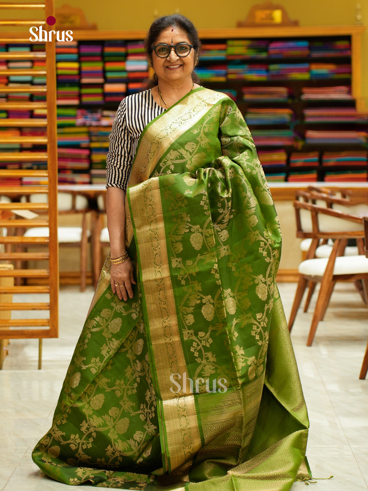 Soft Silk Saree - EFS05398 - Shop on Shrus.com