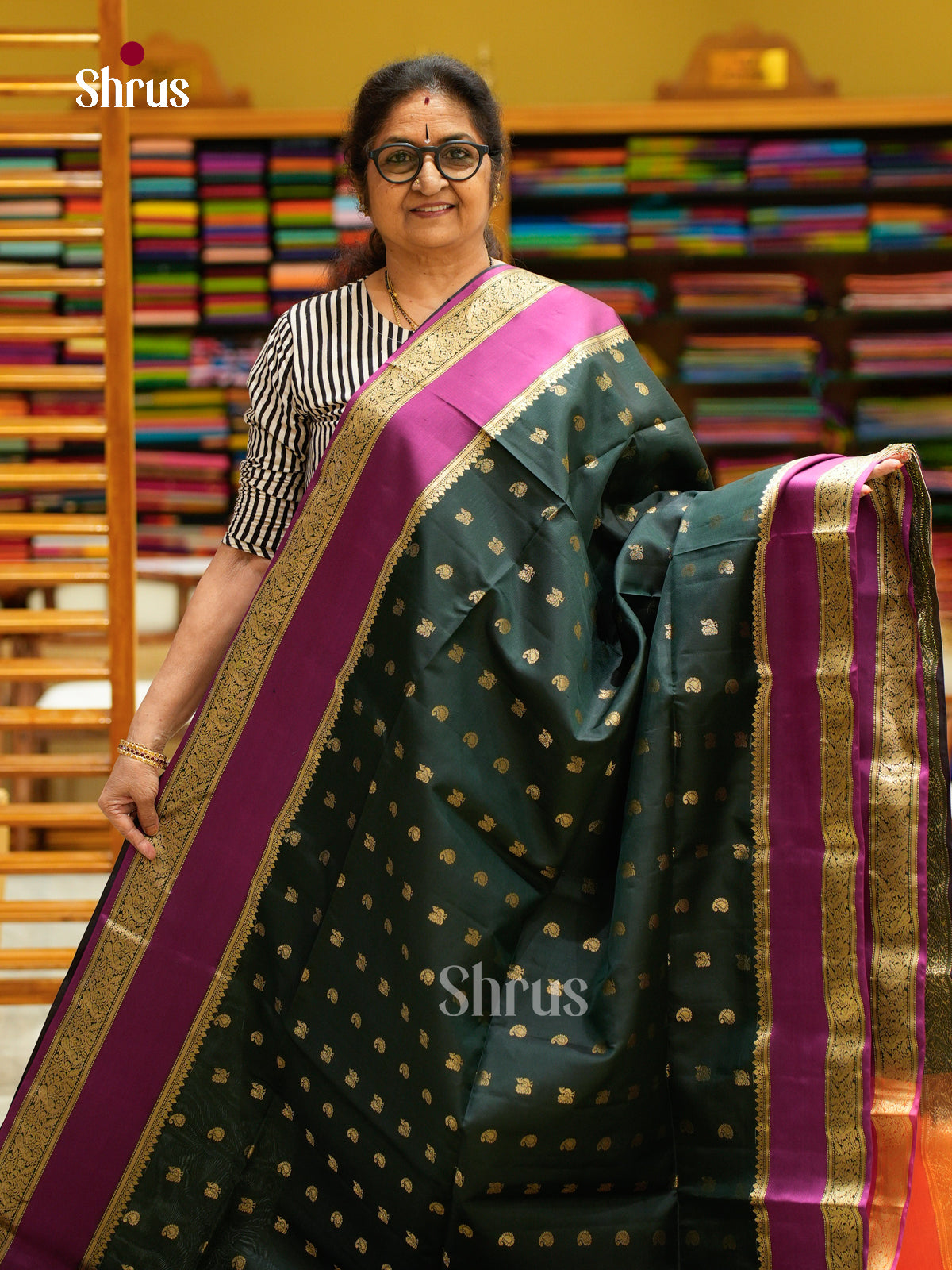 Soft Silk Saree - EFS05408 - Shop on Shrus.com