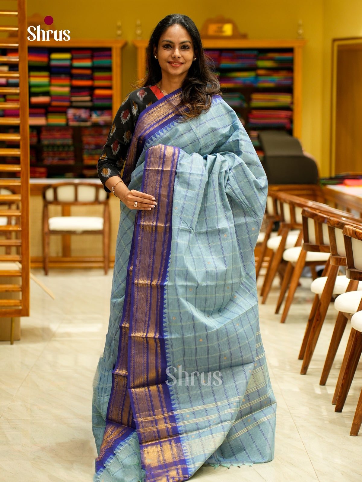 Chettinad Cotton Saree - EFS06179 - Shop on Shrus.com