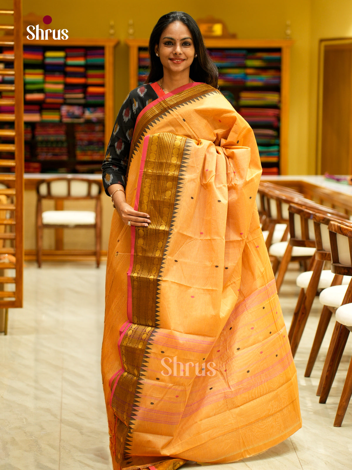 Chettinad Cotton Saree - EFS06182 - Shop on Shrus.com