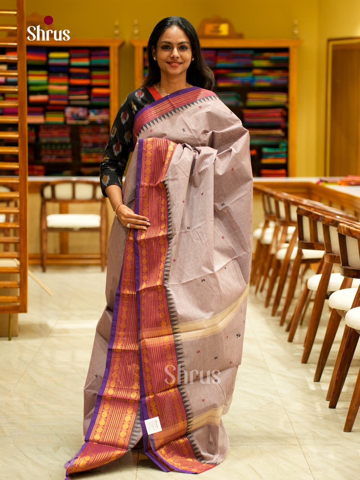 Chettinad Cotton Saree - EFS06190 - Shop on Shrus.com