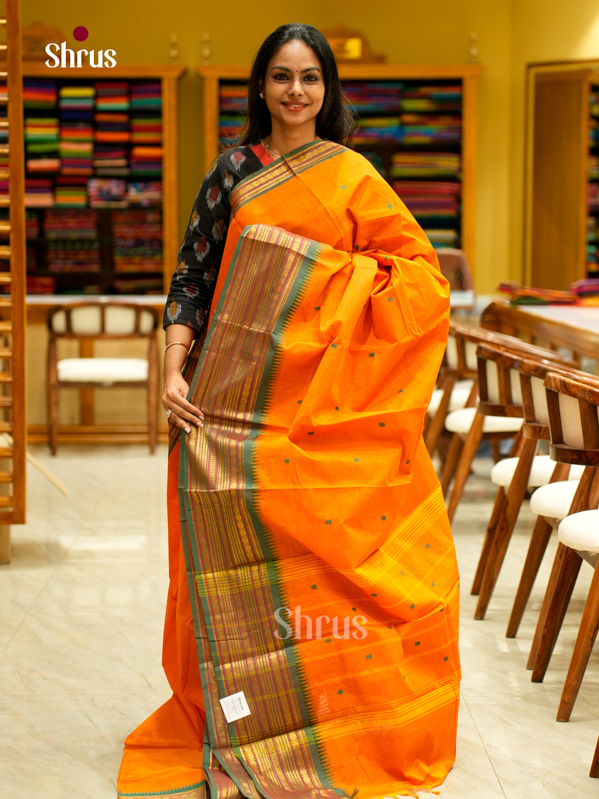 Chettinad Cotton Saree - EFS06200 - Shop on Shrus.com