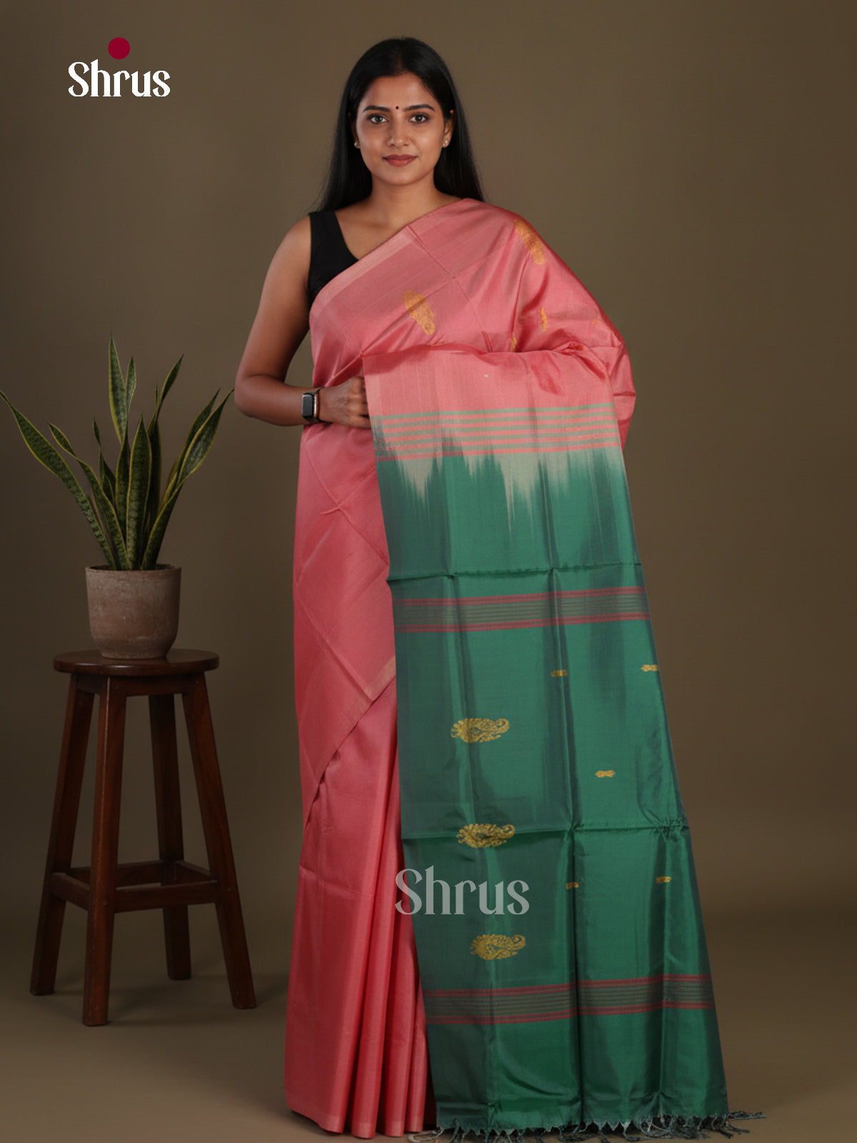 Banana Pith Saree - EFS08007 - Shop on Shrus.com