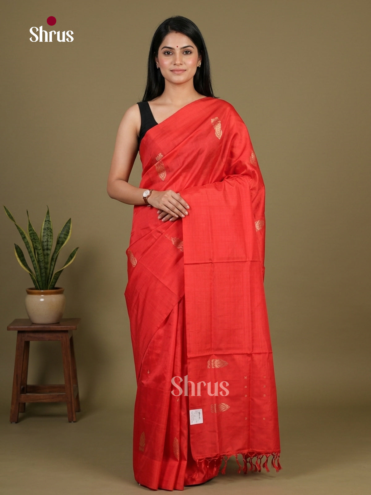 Banana Pith Saree - EFS08014 - Shop on Shrus.com