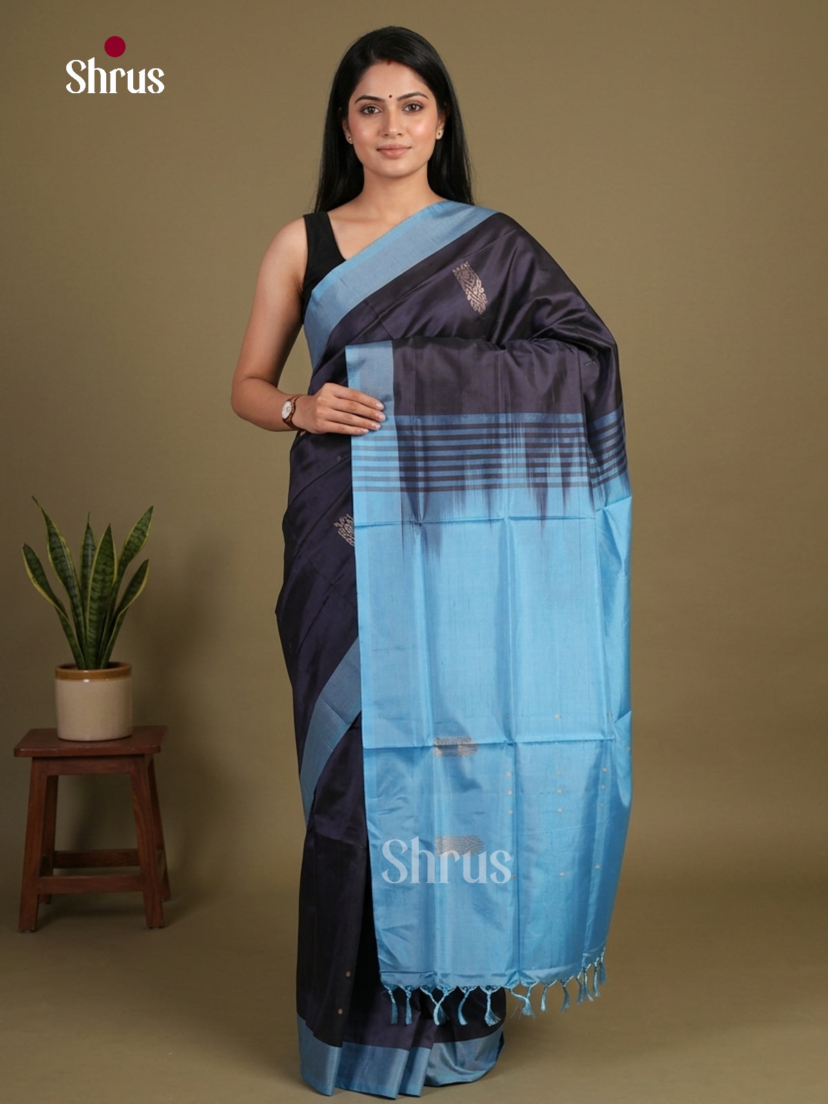 Banana Pith Saree - EFS08016 - Shop on Shrus.com