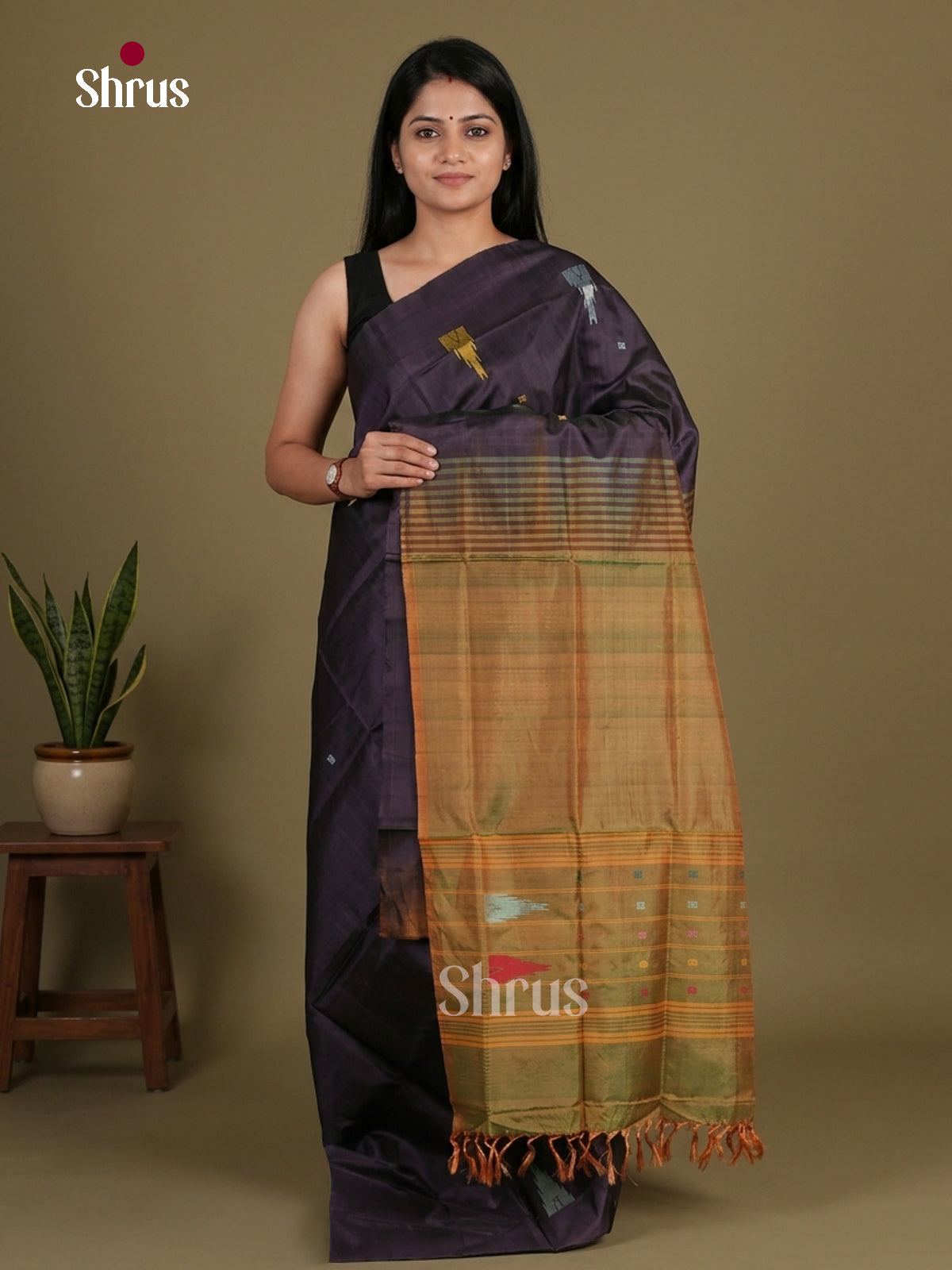 Banana Pith Saree - EFS08023 - Shop on Shrus.com