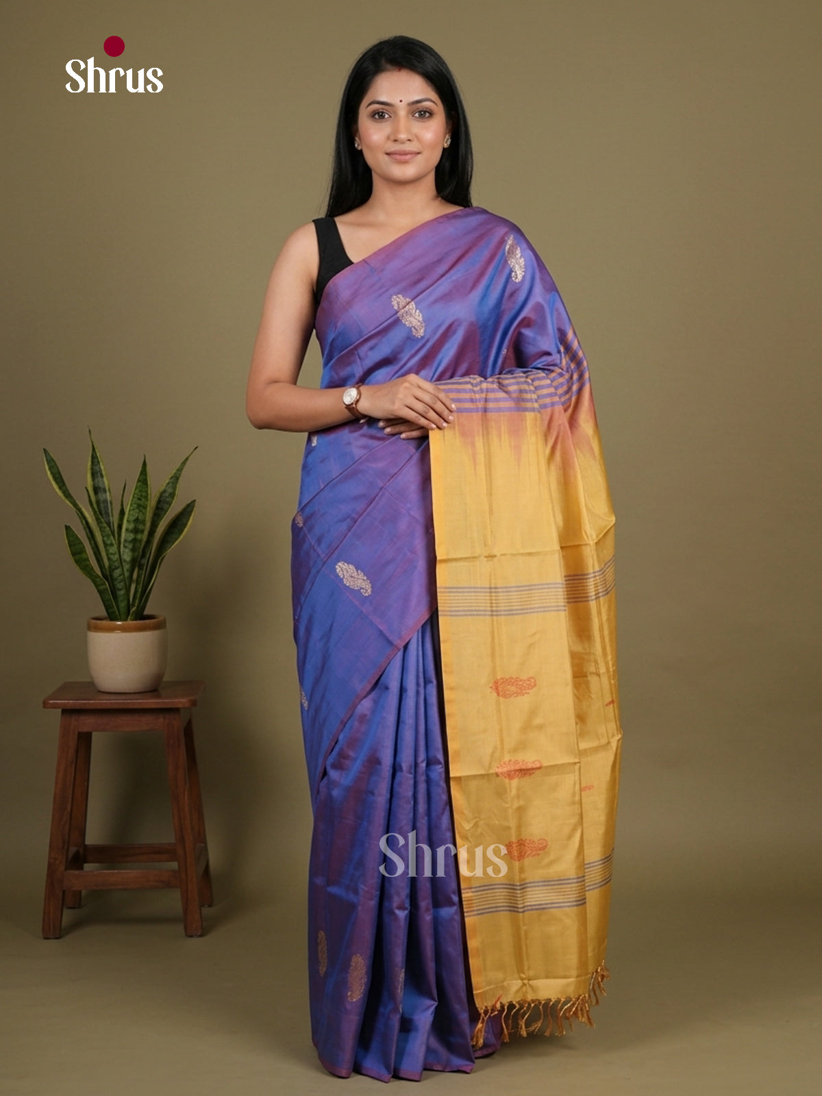 Banana Pith Saree - EFS08037 - Shop on Shrus.com