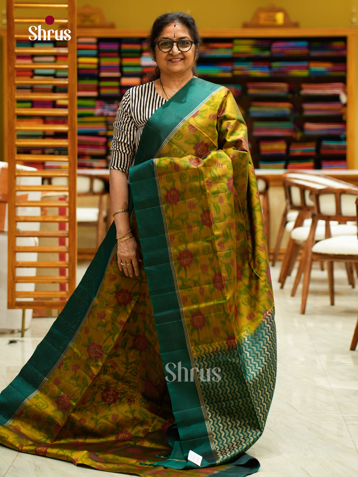 Softsilk-halfpure Saree - EFS08046 - Shop on Shrus.com