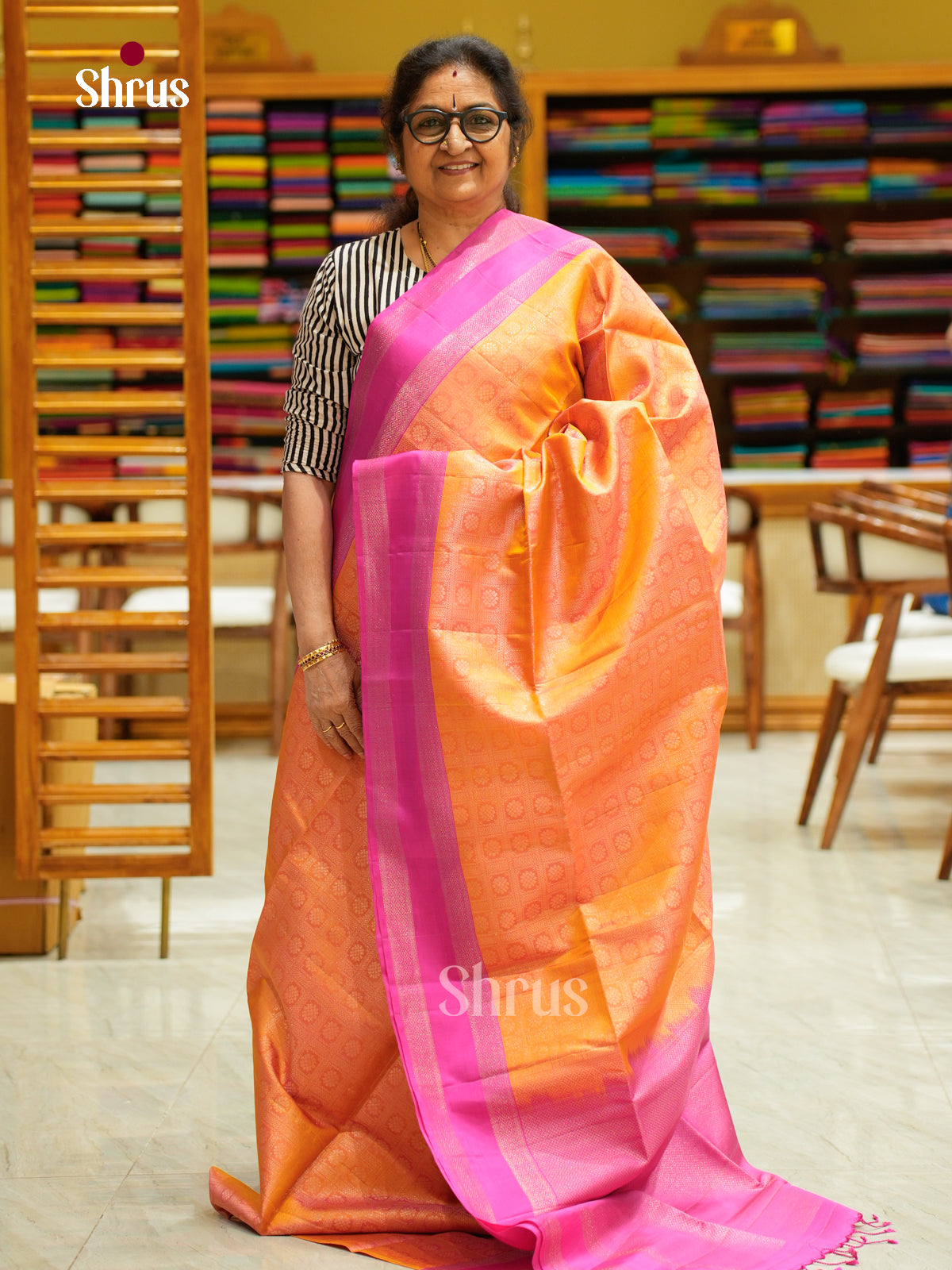 Soft Silk Saree - EFS08048 - Shop on Shrus.com