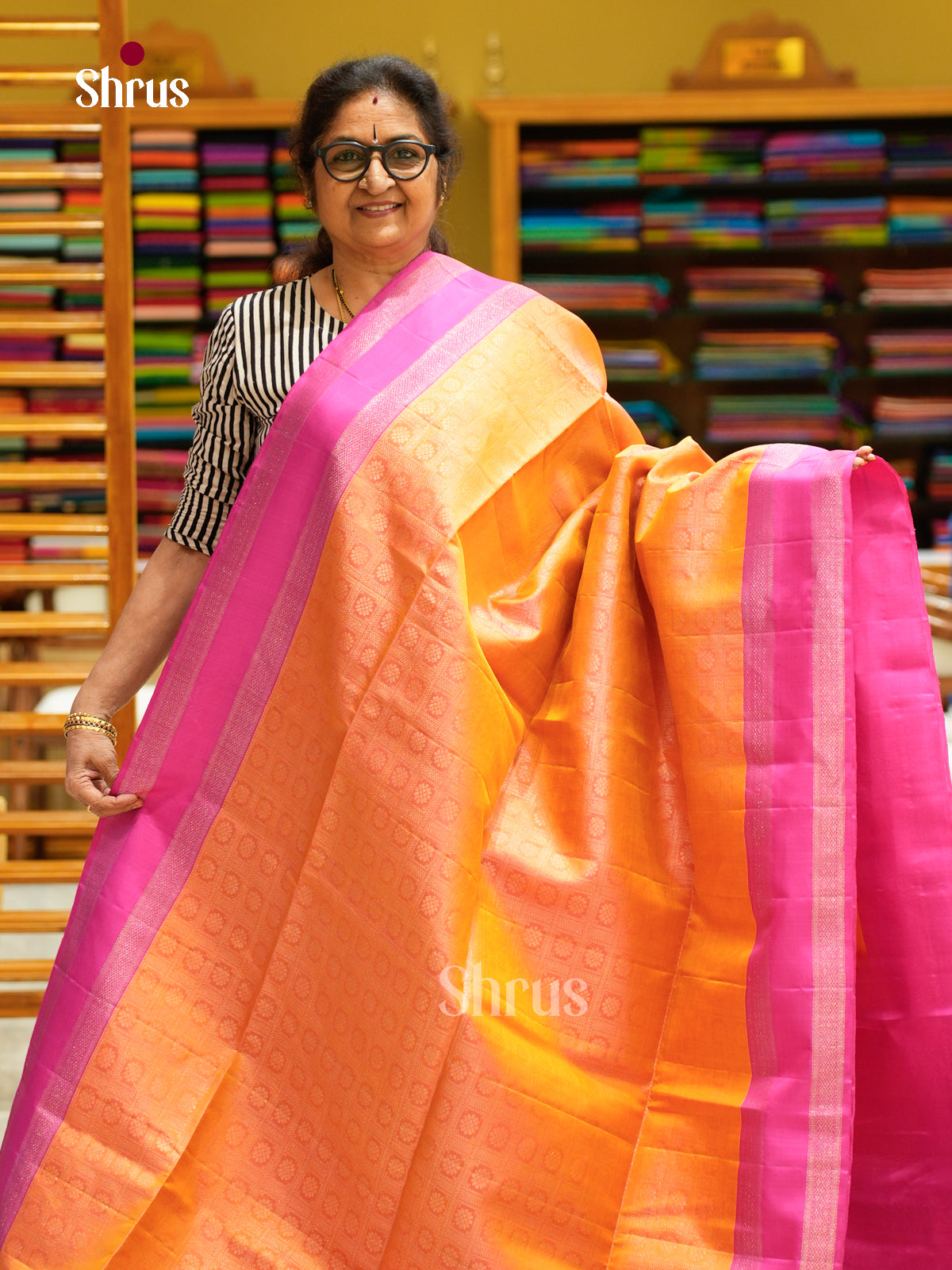 Soft Silk Saree - EFS08048 - Shop on Shrus.com