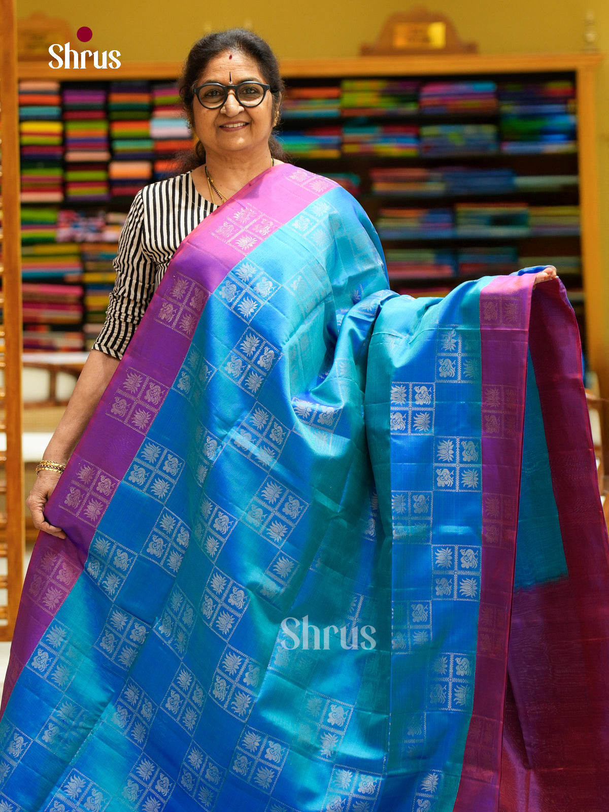 Soft Silk Saree - EFS08056 - Shop on Shrus.com