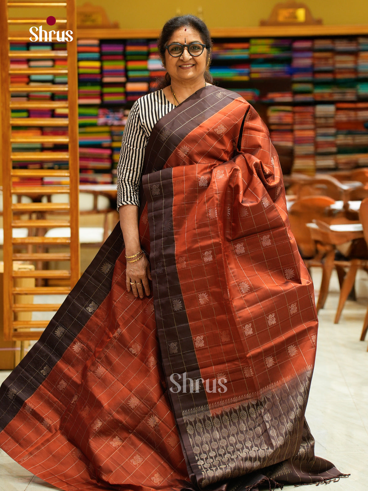 Soft Silk Saree - EFS08059 - Shop on Shrus.com