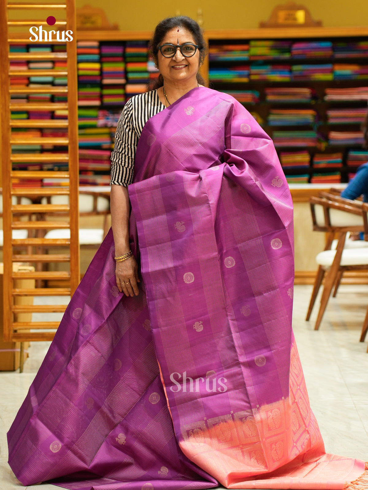 Soft Silk Saree - EFS08062 - Shop on Shrus.com