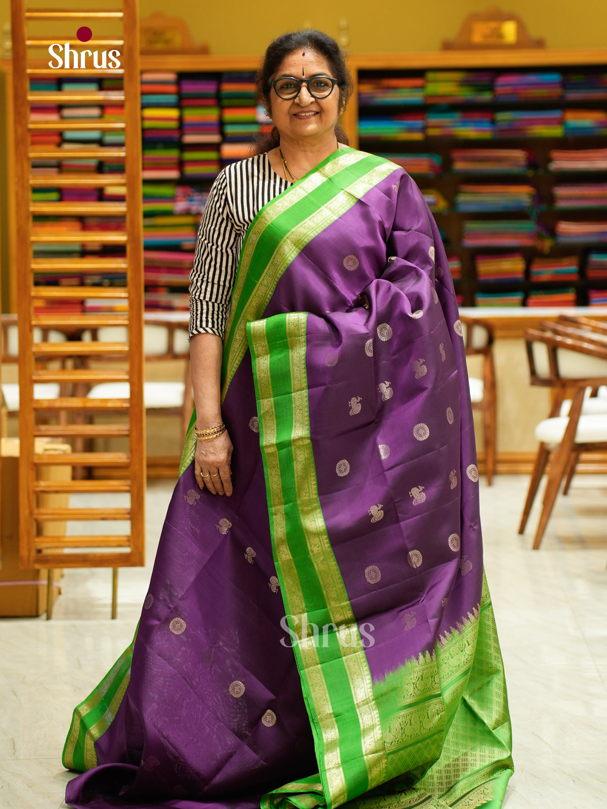 Soft Silk Saree - EFS08064 - Shop on Shrus.com