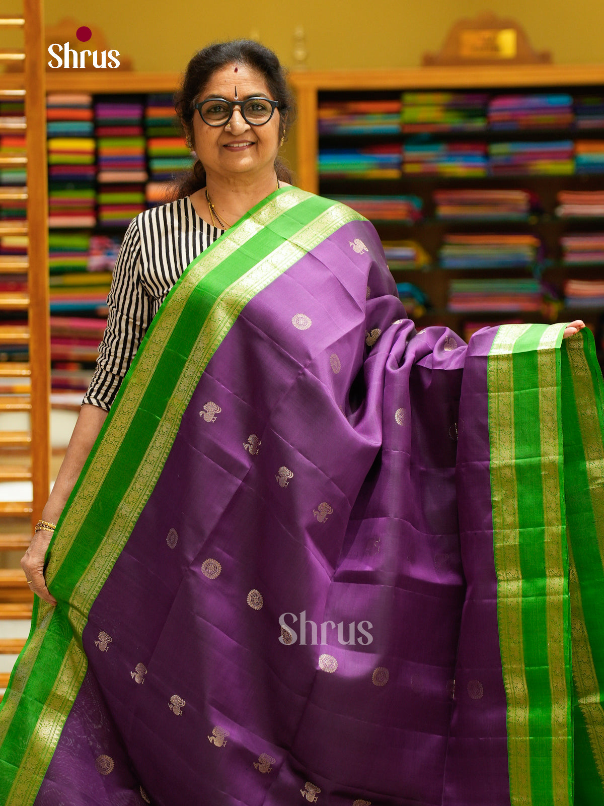 Soft Silk Saree - EFS08064 - Shop on Shrus.com