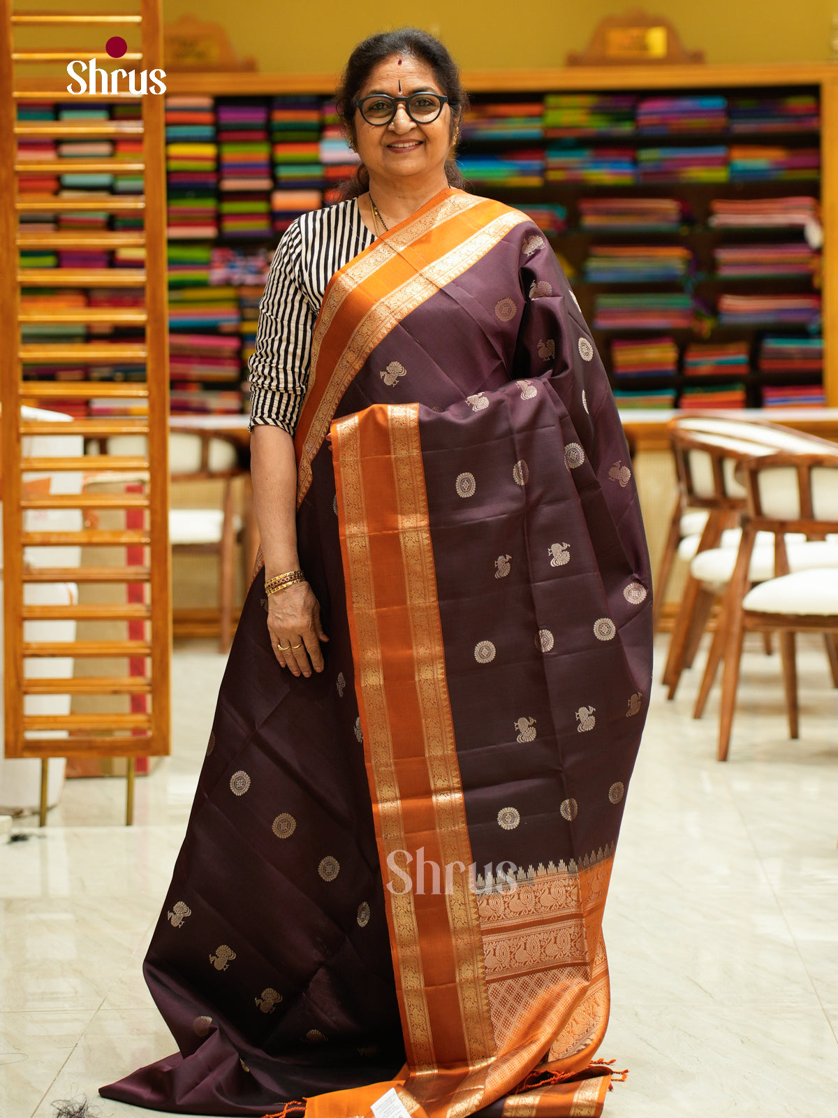 Soft Silk Saree - EFS08068 - Shop on Shrus.com