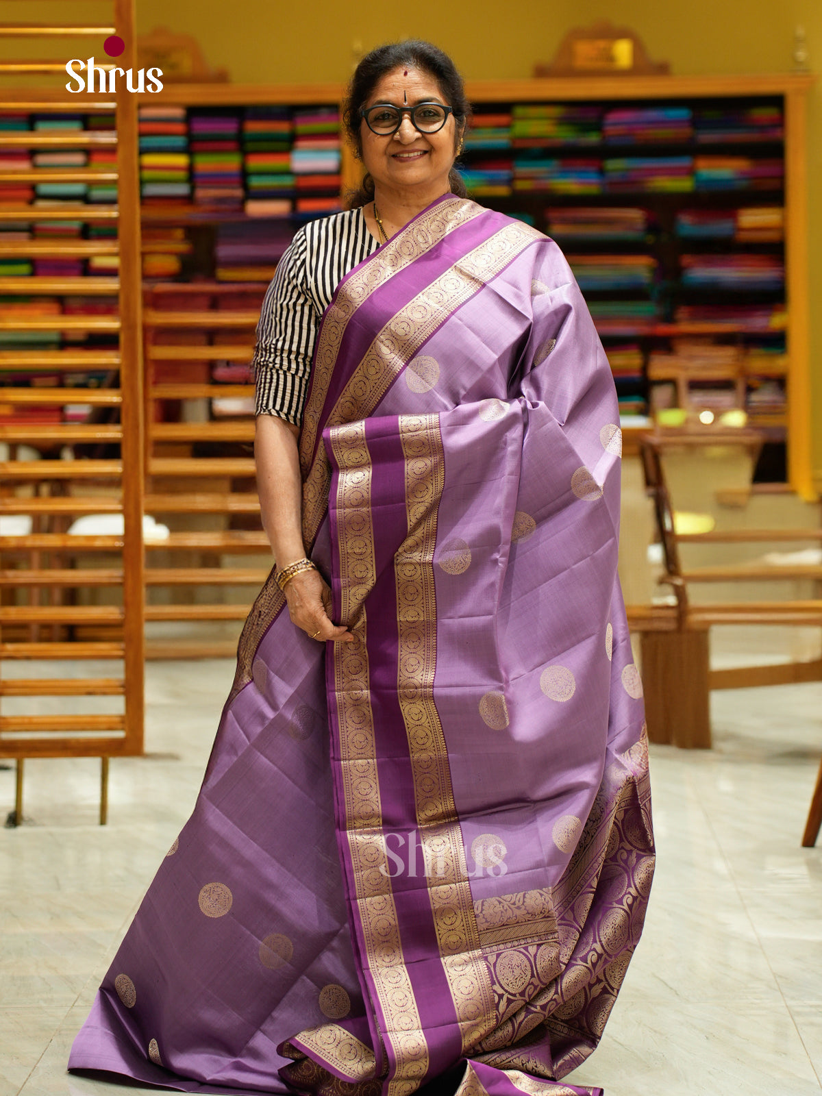 Soft Silk Saree - EFS08069 - Shop on Shrus.com