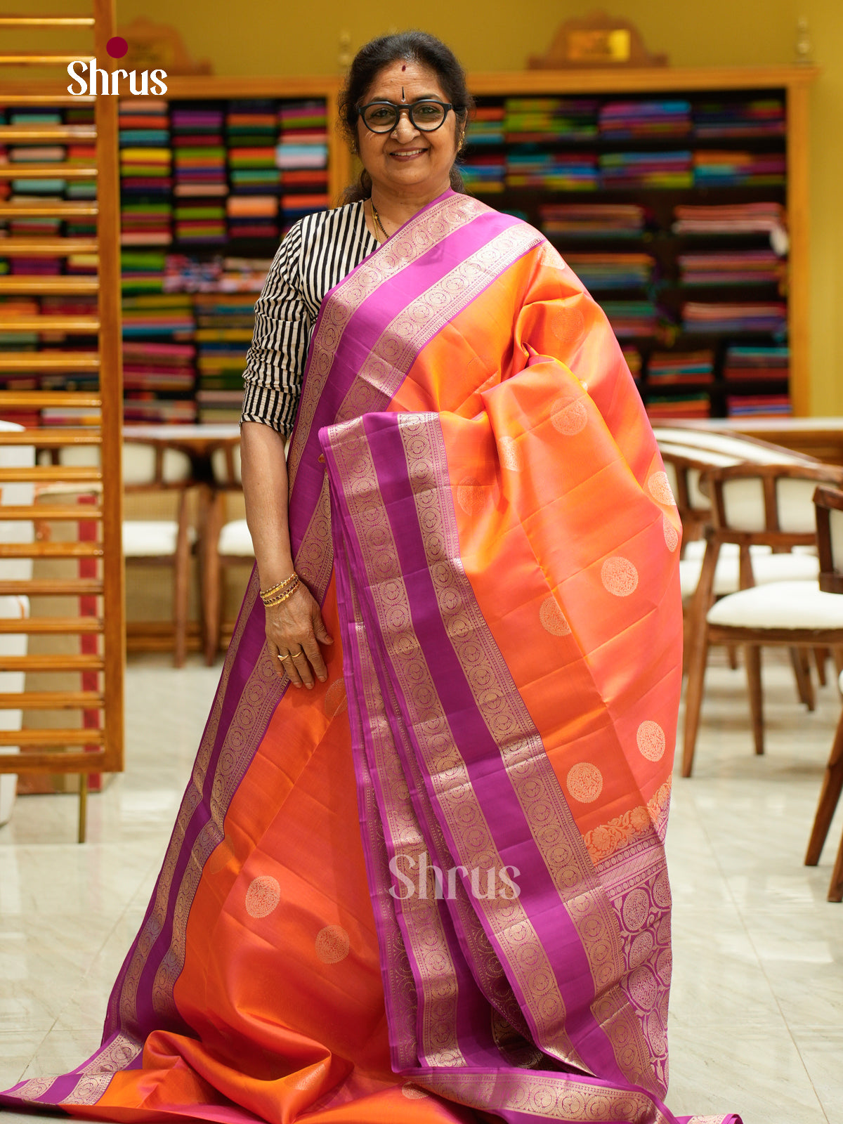 Soft Silk Saree - EFS08071 - Shop on Shrus.com