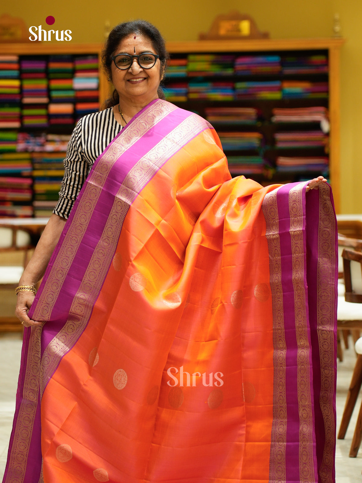 Soft Silk Saree - EFS08071 - Shop on Shrus.com