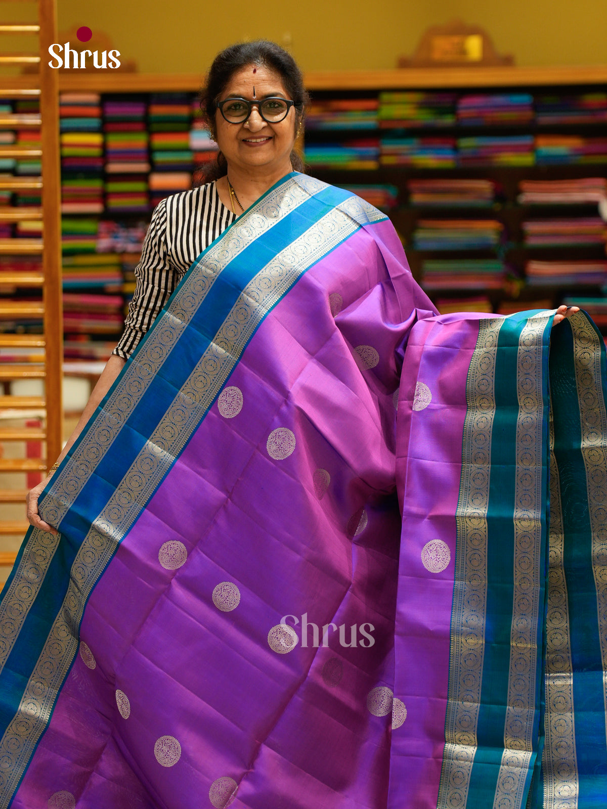 Soft Silk Saree - EFS08072 - Shop on Shrus.com