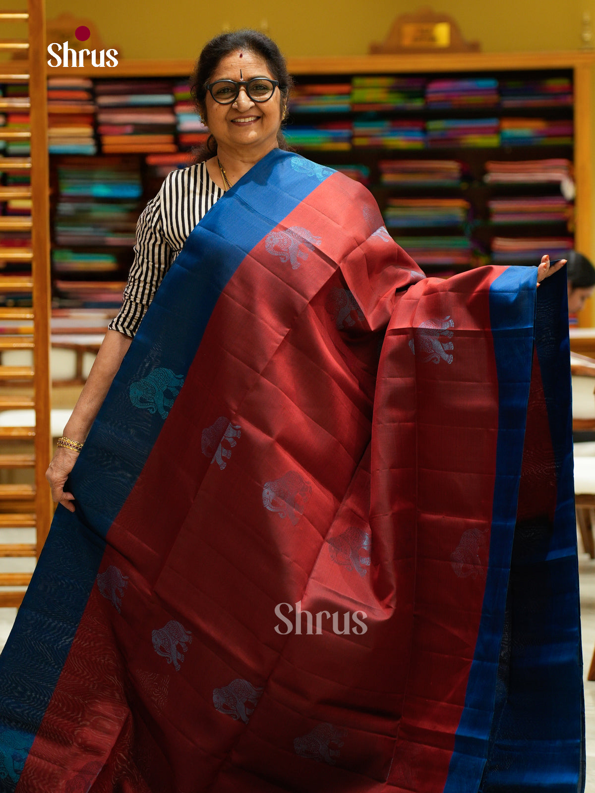 Soft Silk Saree - EFS08073 - Shop on Shrus.com