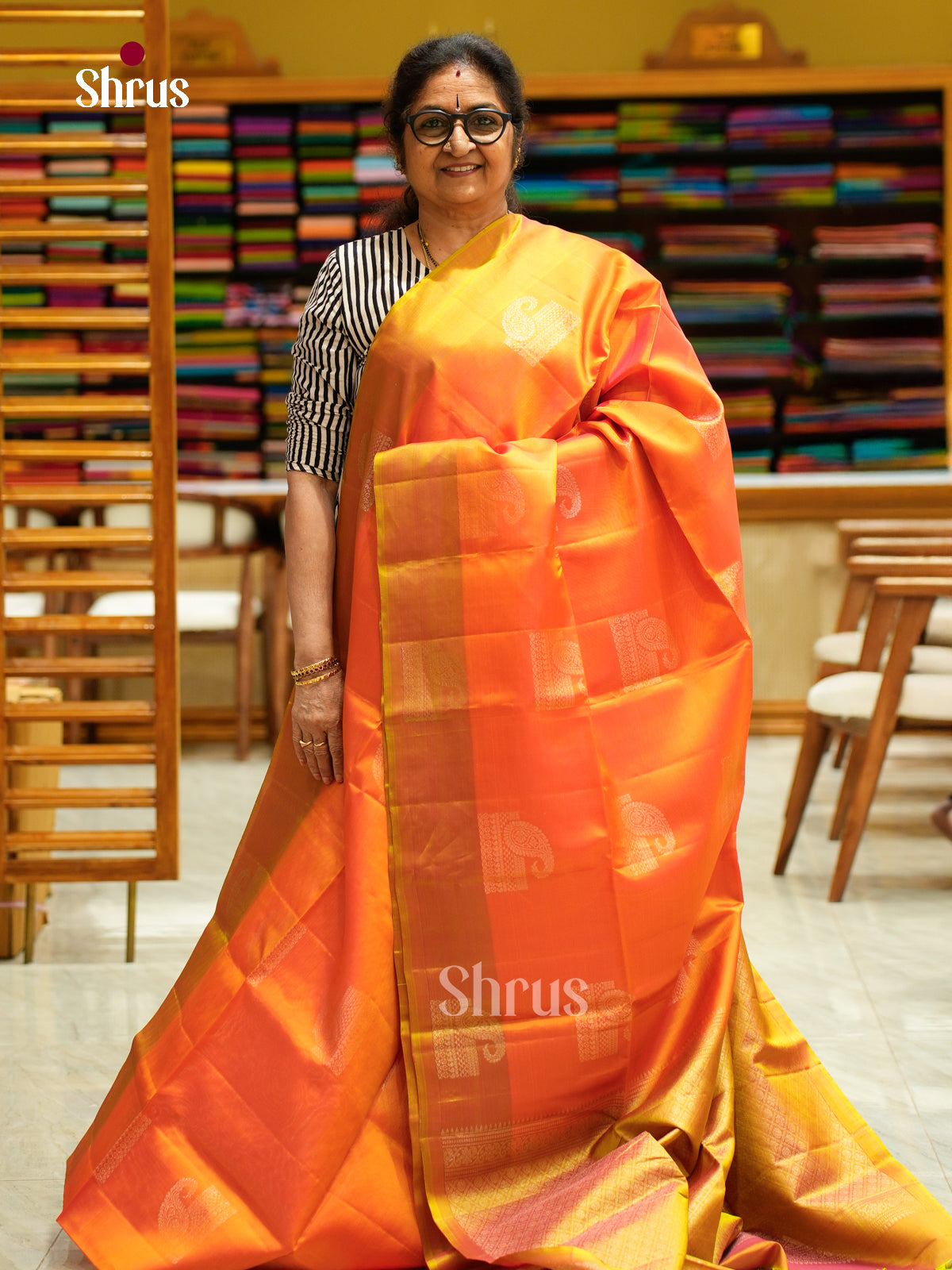 Softsilk-halfpure Saree - EFS08075 - Shop on Shrus.com