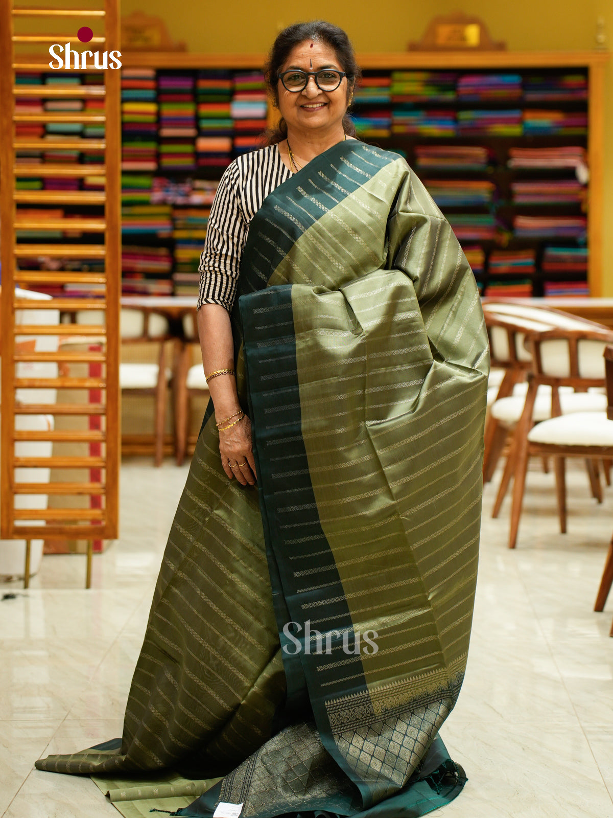 Softsilk-halfpure Saree - EFS08076 - Shop on Shrus.com
