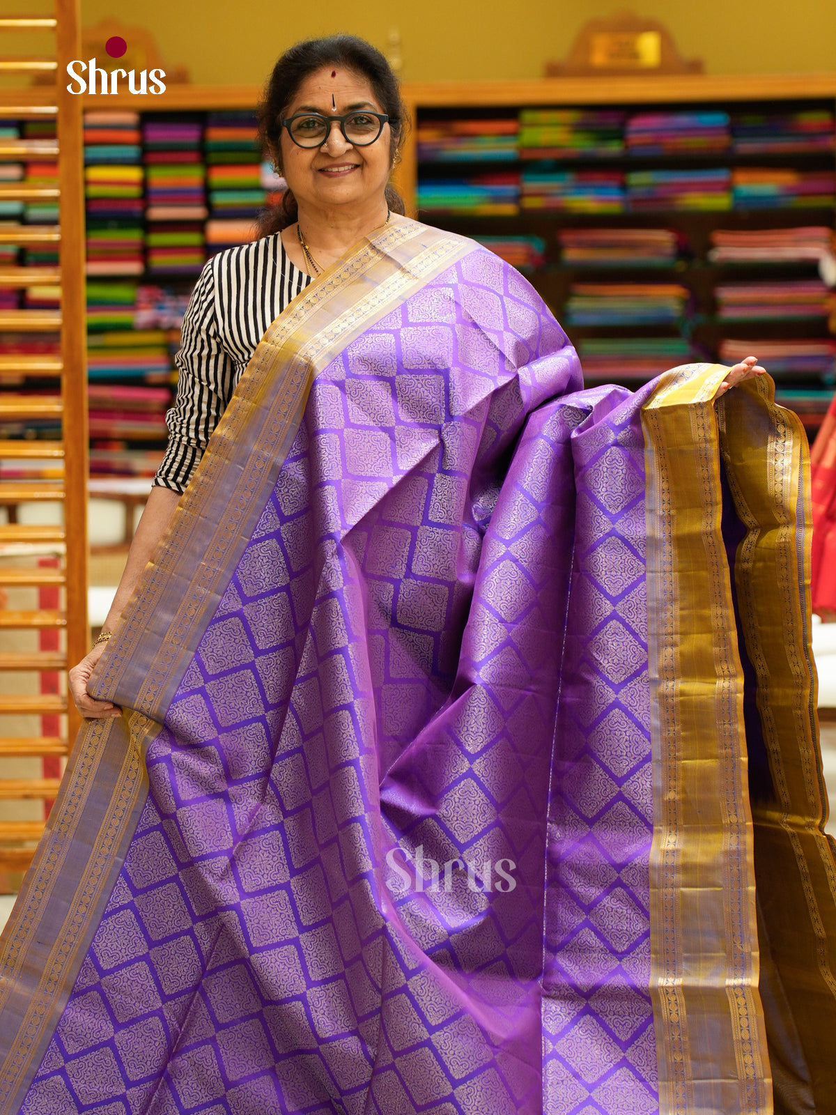 Soft Silk Saree - EFS08080 - Shop on Shrus.com