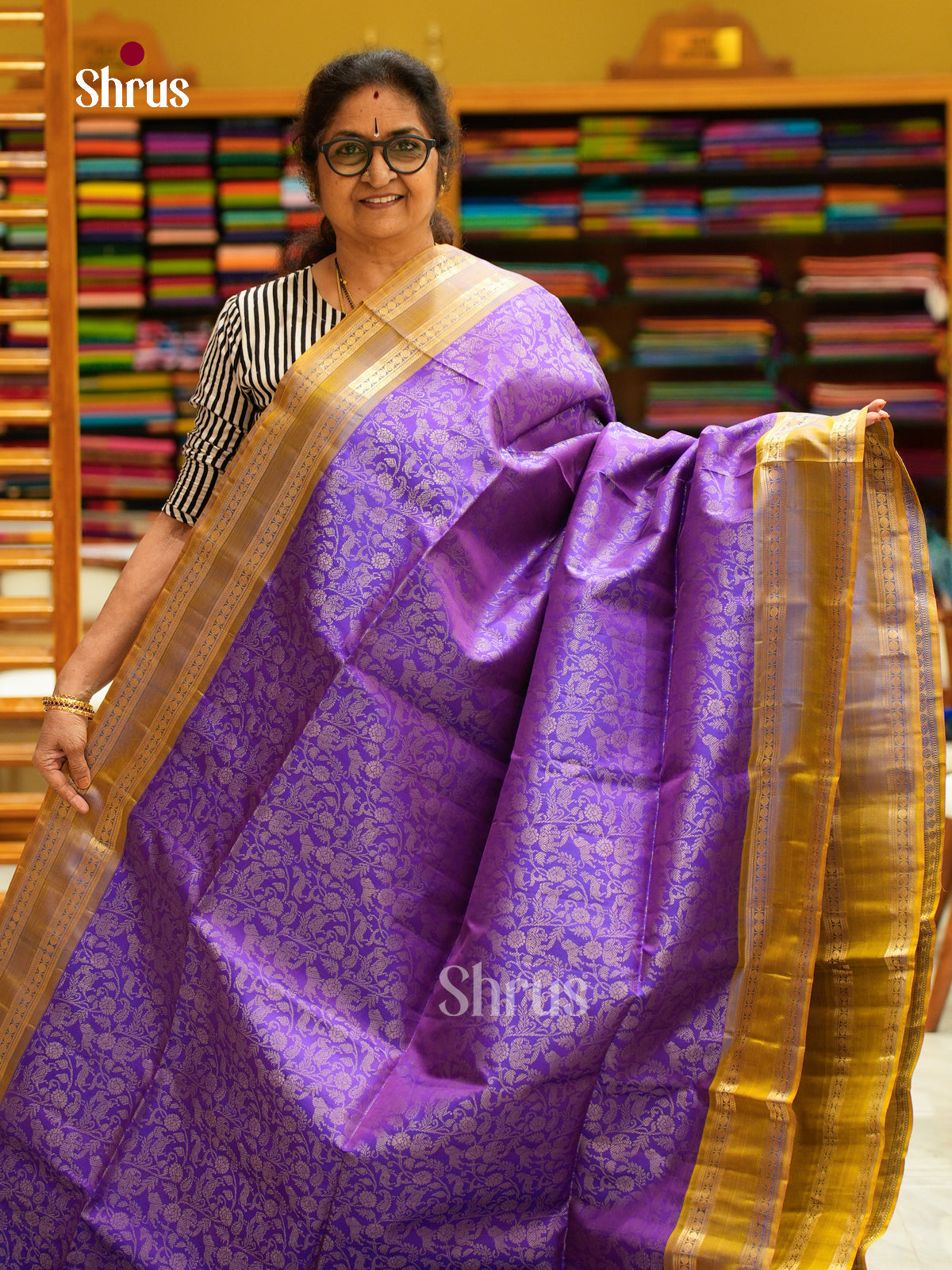 Soft Silk Saree - EFS08081 - Shop on Shrus.com